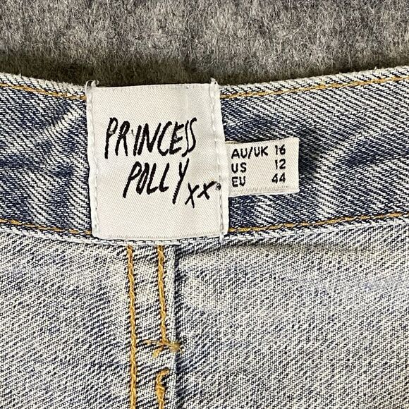 Princess Polly Light Blue High Rise Jeans - Picture 13 of 15